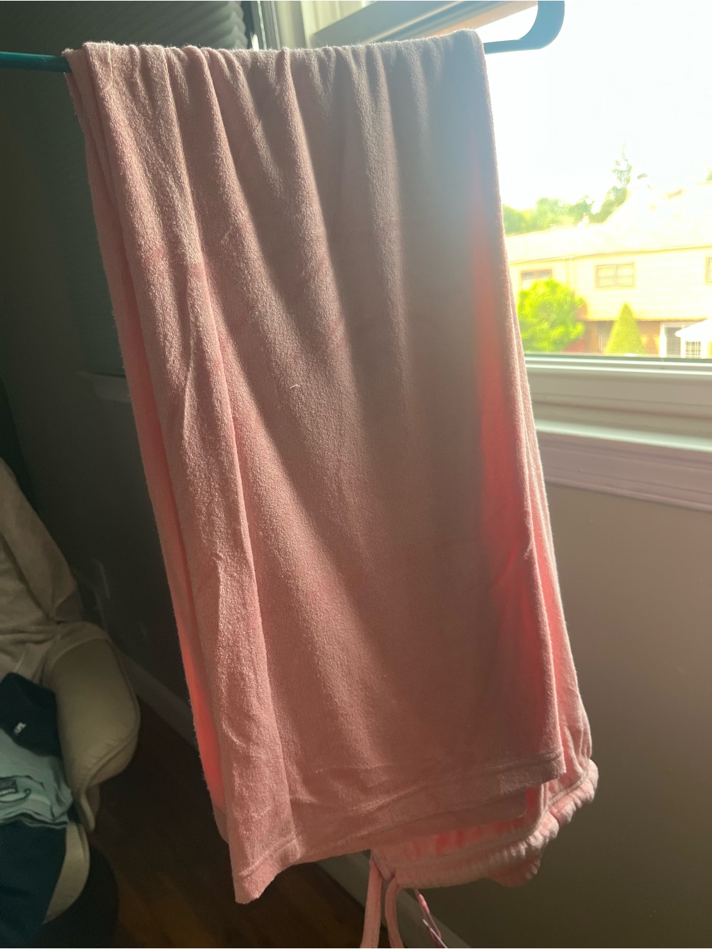 Women’s Pink Terry Lounge Pants — image 3 of 5